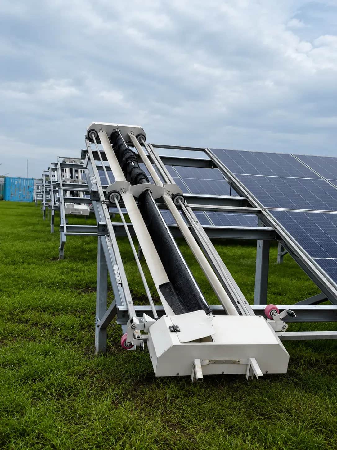 Ahmadnagar-Najik Chincholi – 5 MW - Solar Panel Cleaning Robot Installation Project by Taypro