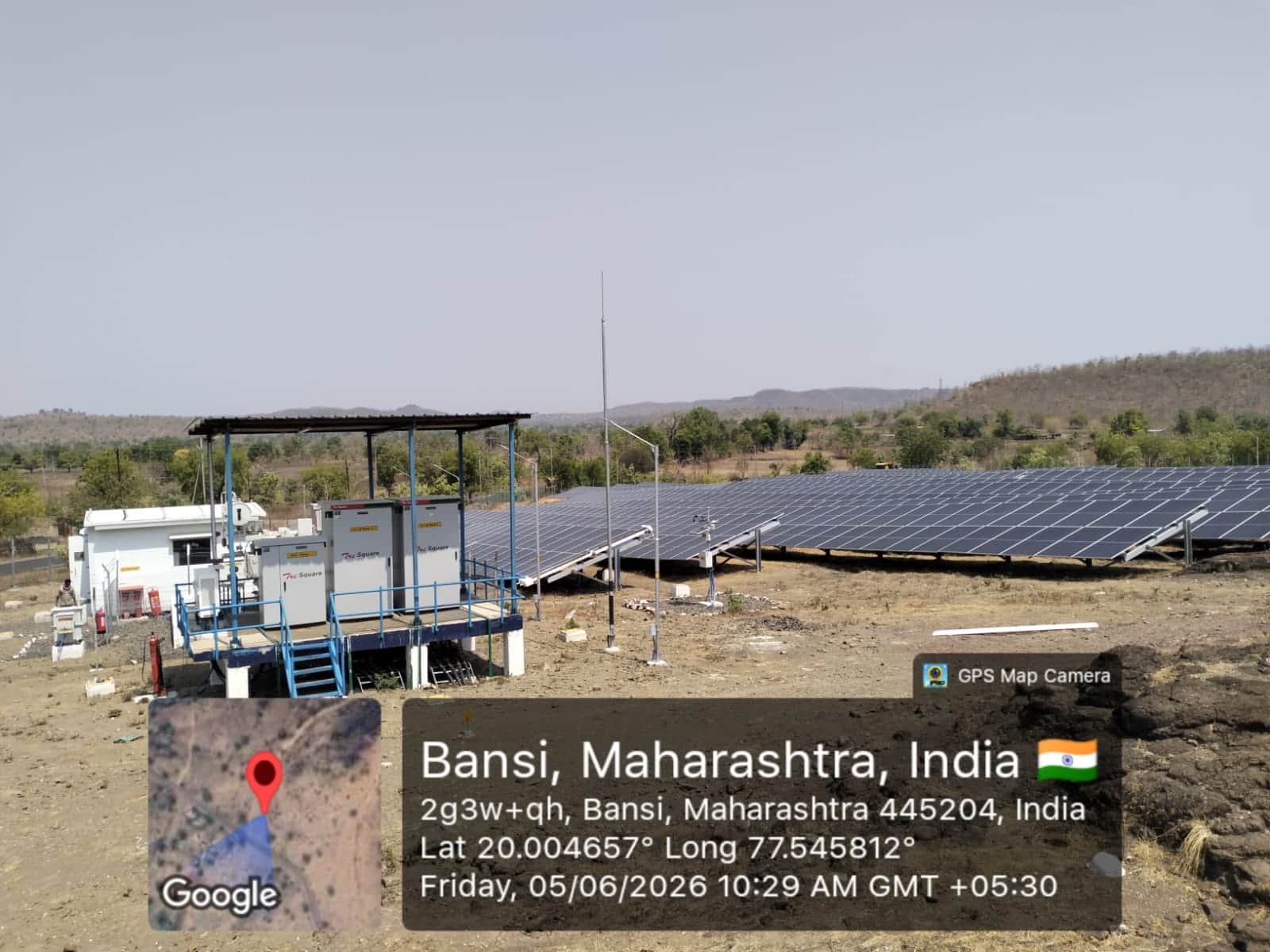 यवतमाल, बंसी – 2 MW - Taypro द्वारा सोलर पैनल सफाई रोबोट इंस्टालेशन प्रोजेक्ट