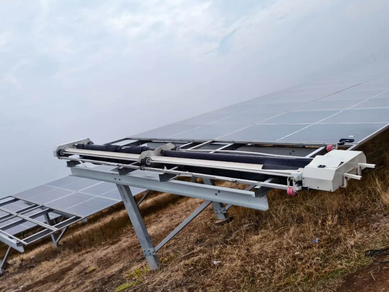 Yavatmal, Dahegaon – 2 MW - Solar Panel Cleaning Robot Installation Project by Taypro
