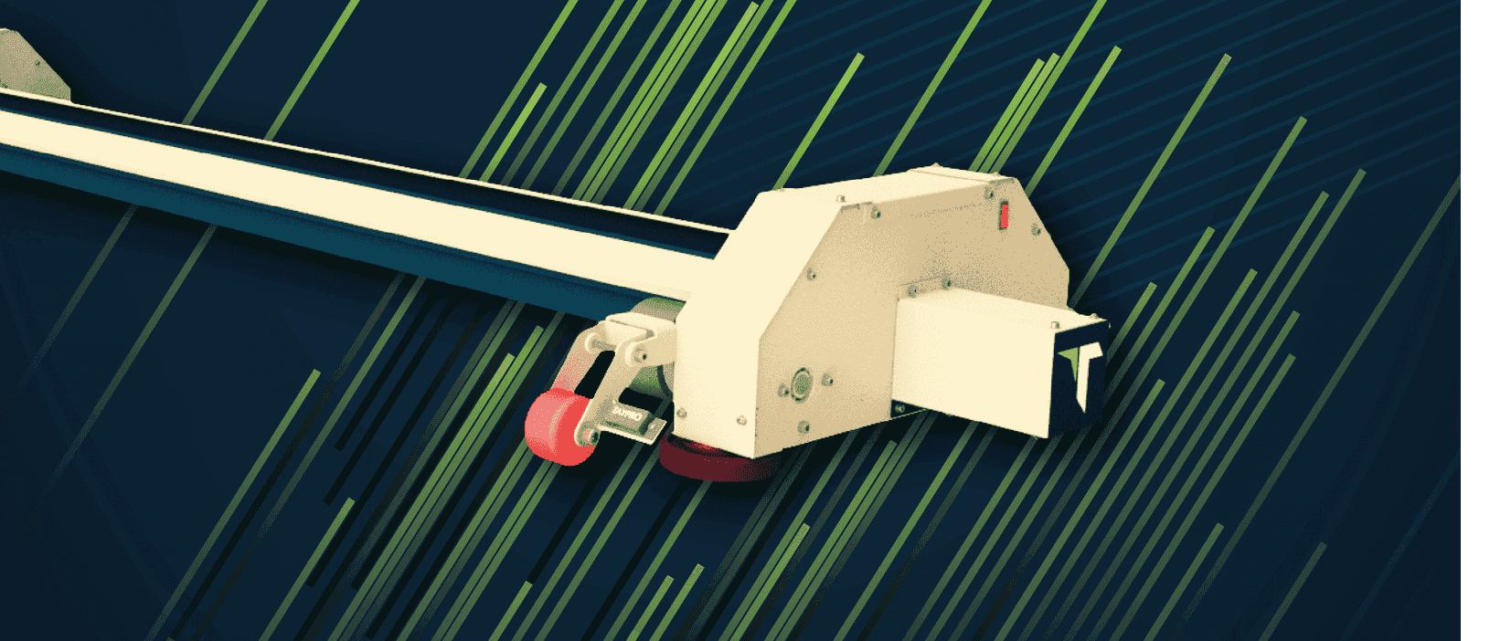 Taypro Single-Axis Tracker Solar Panel Cleaning Robot - For tracking solar panel systems