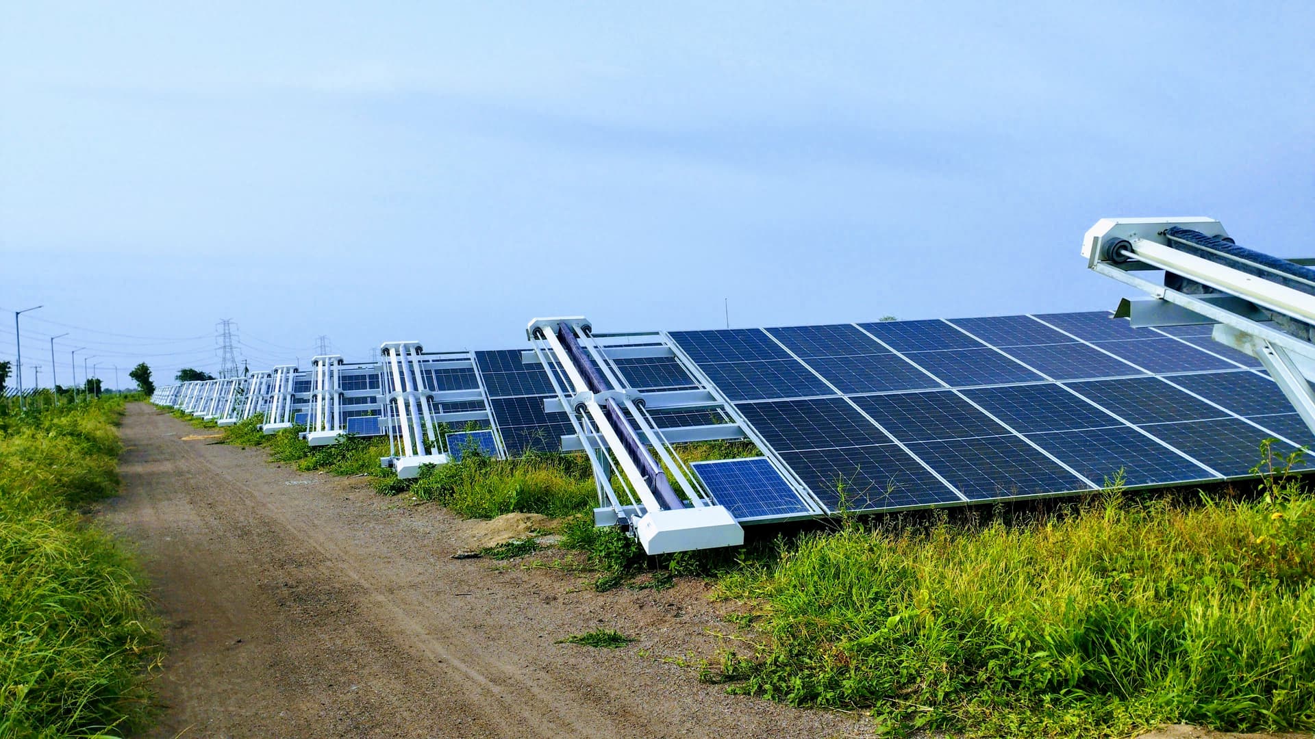 How PV Cleaning Robots Are Deployed on Indian Utility Solar Plants — utility-scale solar panel cleaning in India