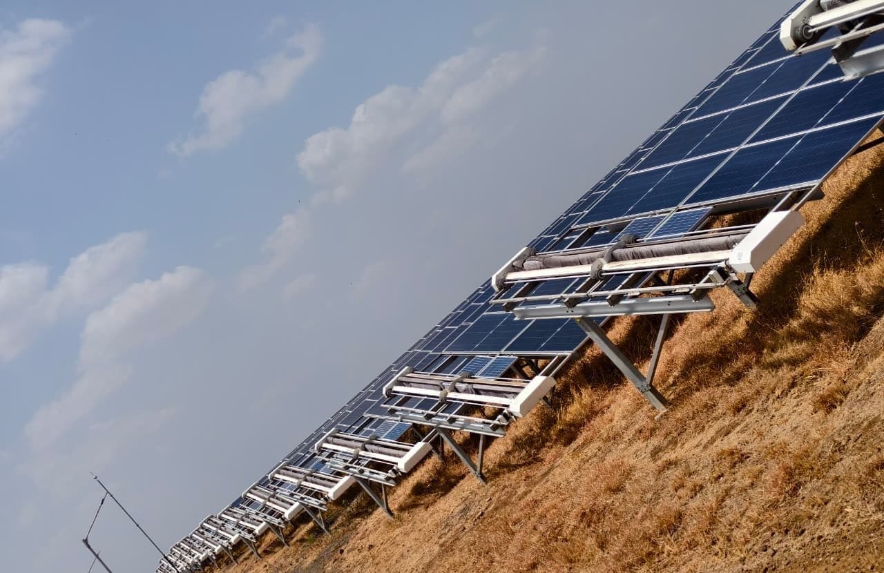 Robotic Cleaning for Elevated and Canal-Top Solar in India - Solar Panel Cleaning Robot resource by Taypro