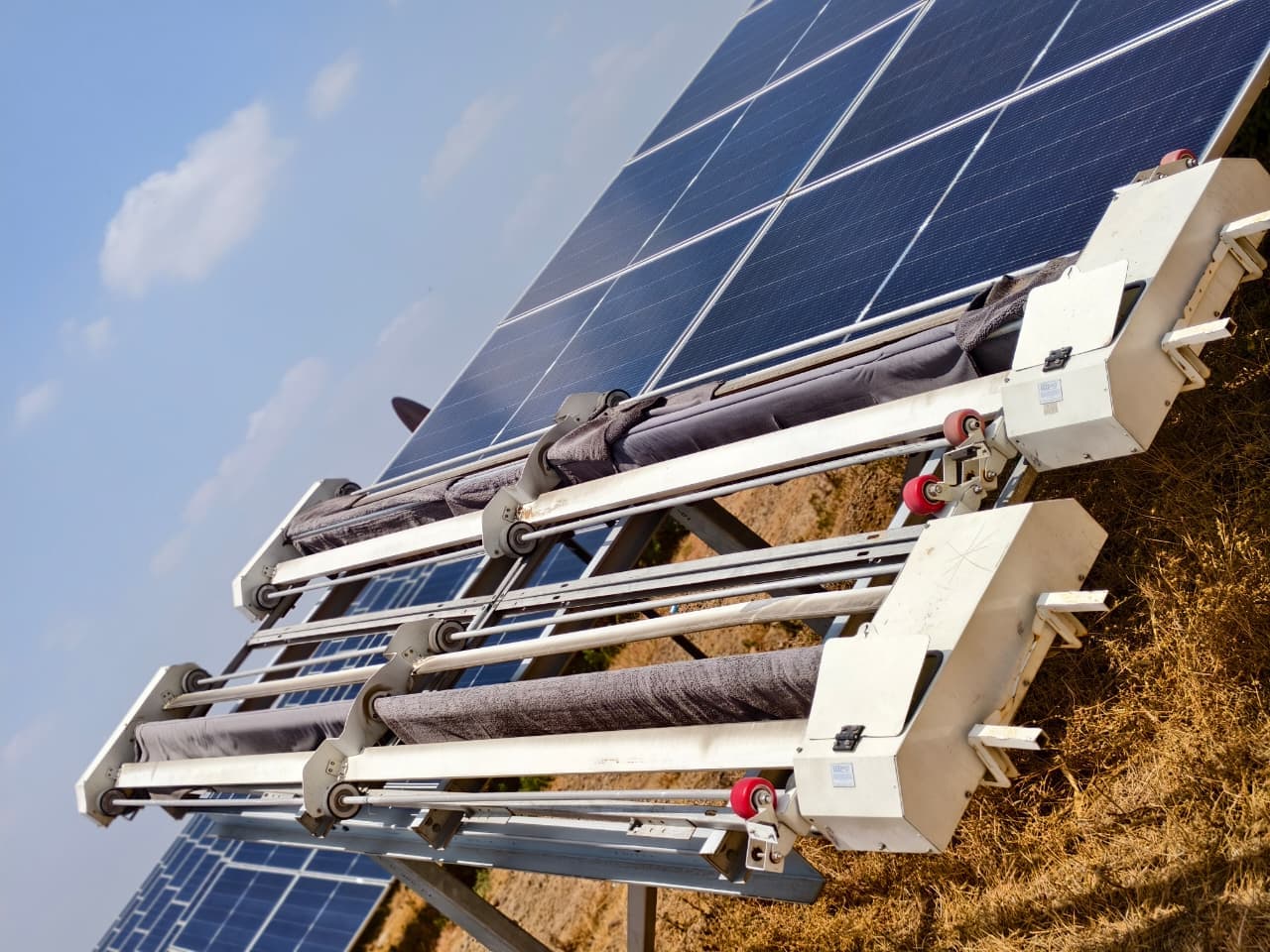 Coastal Solar Plants: Salt Deposition Cleaning Challenges - Solar Panel Cleaning Robot resource by Taypro