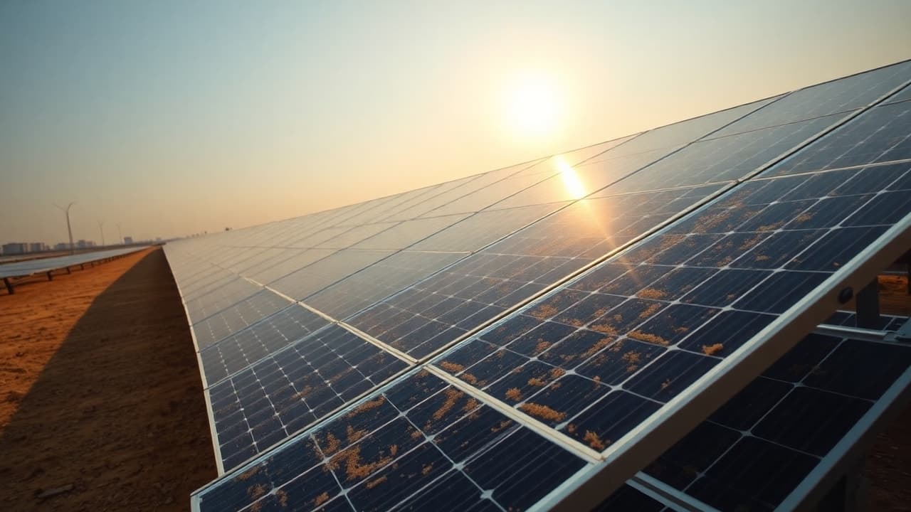 Shortlisting a PV Module Manufacturer for Indian O&M Strategy, utility-scale solar plant in India illustrating pv module manufacturer