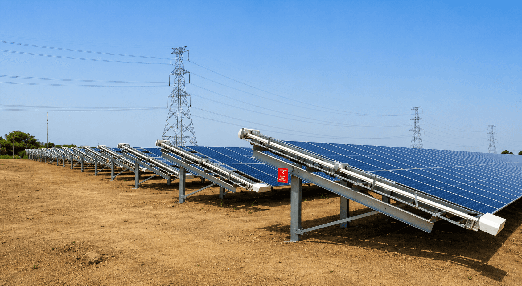 SECI Phase 2 Gujarat Solar Project – 75 MW Waterless Robotic Cleaning Case Study SECI Phase 2 Gujarat Solar Project – 75 MW Waterless Robotic Cleaning Case Study, solar panel cleaning robot project, 75 MW · Gujarat · Ground Mount · Automatic · Semi-...