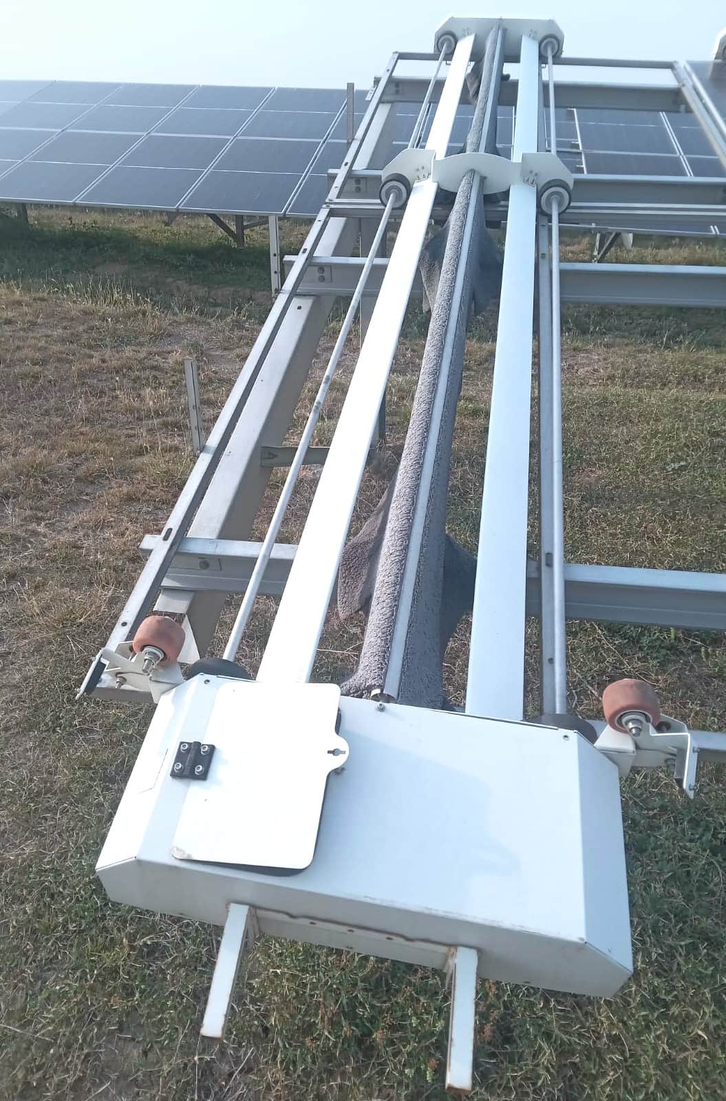 Vasai – 0.5 MW Vasai – 0.5 MW - Solar Panel Cleaning Robot Installation Project by Taypro