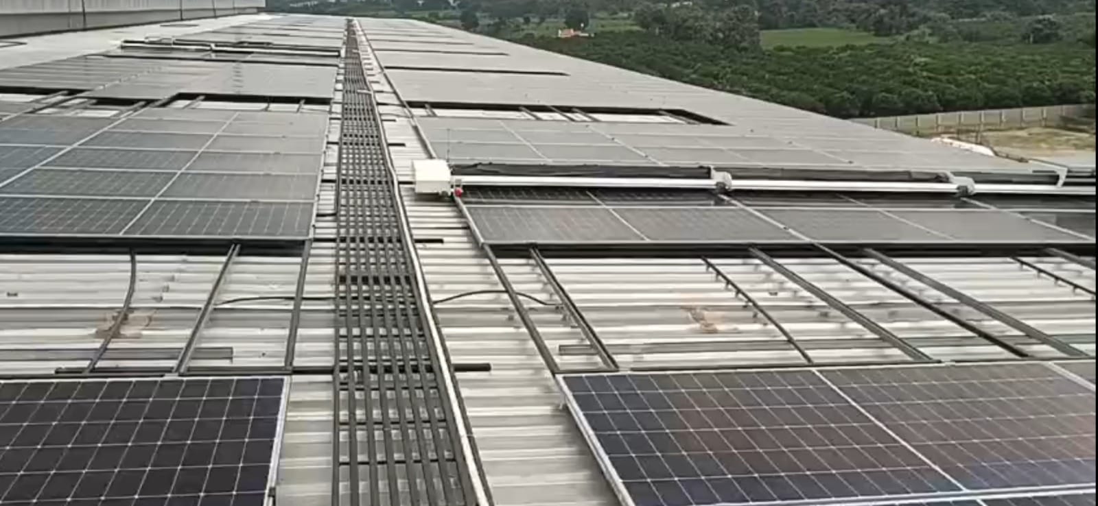 Thakkar Chemical 37.5 MW solar plant, Taypro robotic panel cleaning
