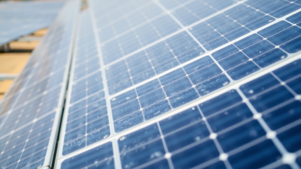 Best PV Modules: Maintenance and O&M Logistics for Indian MW Plants, inline view of utility-scale solar operations in India related to best pv modules