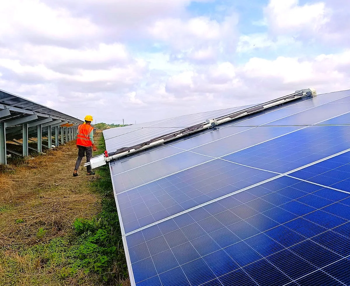 Robotic Solar Cleaning Company in India: How to Vet a Vendor (2026), solar panel cleaning robot article | Taypro