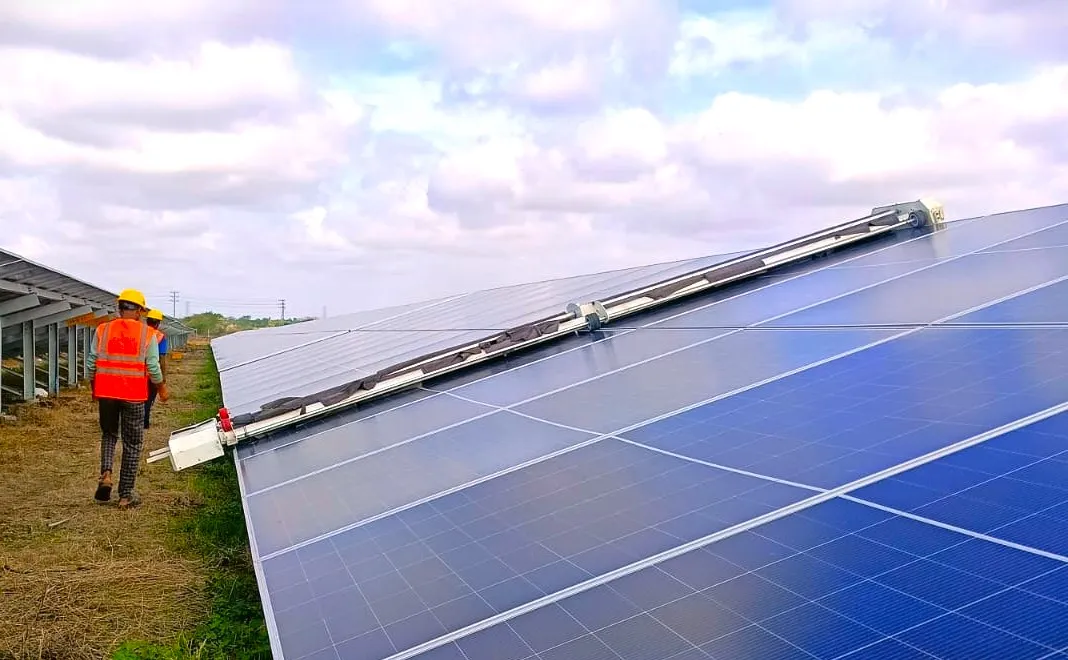 Sangali-Jirgyal – 4 MW - Solar Panel Cleaning Robot Installation Project by Taypro
