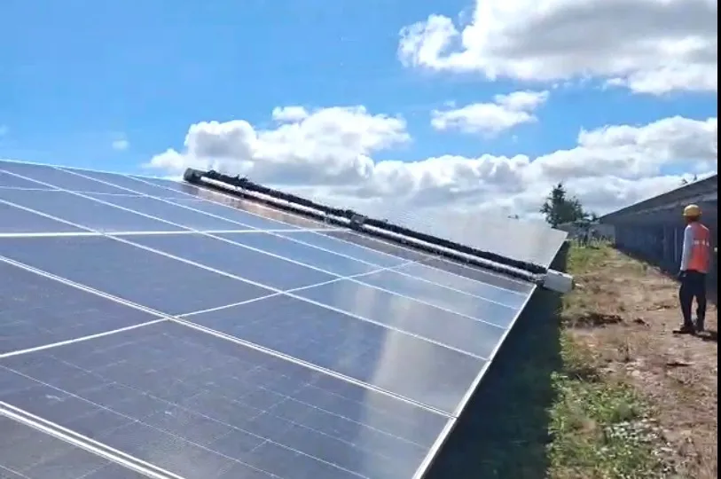 Yavatmal, Mahadapur – 2 MW - Solar Panel Cleaning Robot Installation Project by Taypro