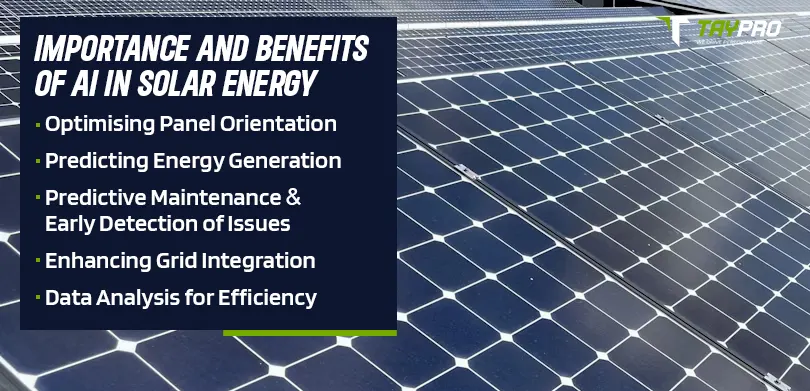 Importance and Benefits Of AI In Solar Energy 