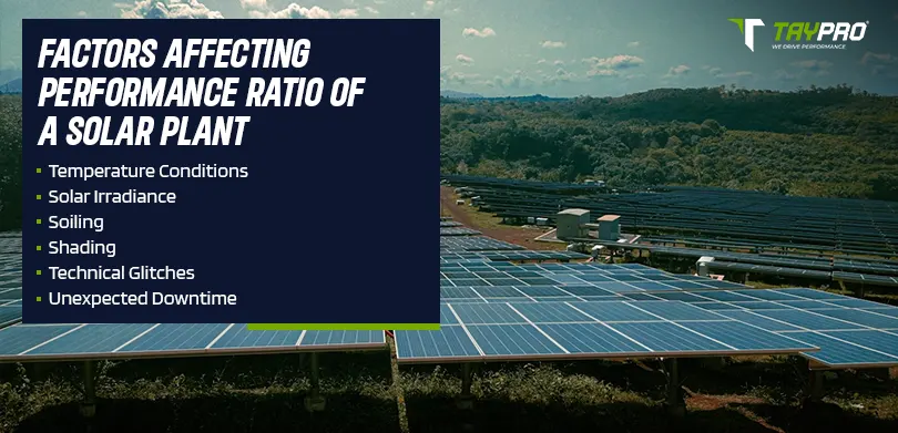 How To Calculate Performance Ratio of a Solar Plant - Factors affecting the performance ratio