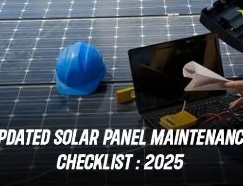 Solar Panel Maintenance Checklist 2025